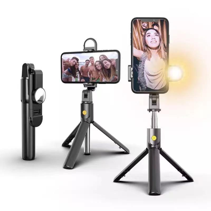 Capture your best angles effortlessly: 6 in 1 Wireless Bluetooth Selfie Stick!