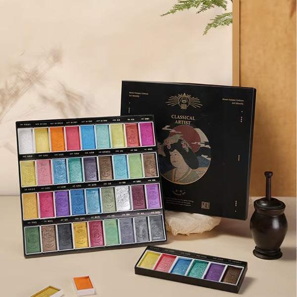 Traditional Premium Watercolor Paint Set