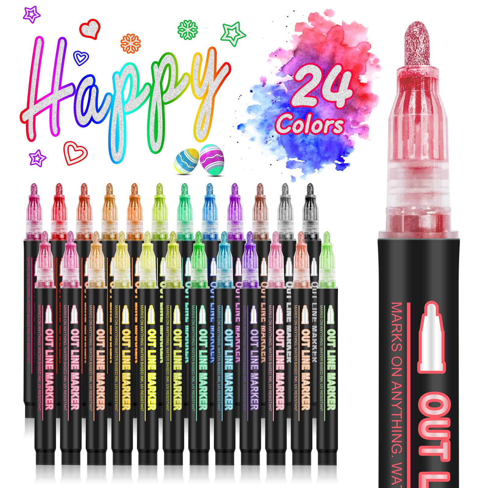 Elevate your Creativity: Shimmer Marker Set