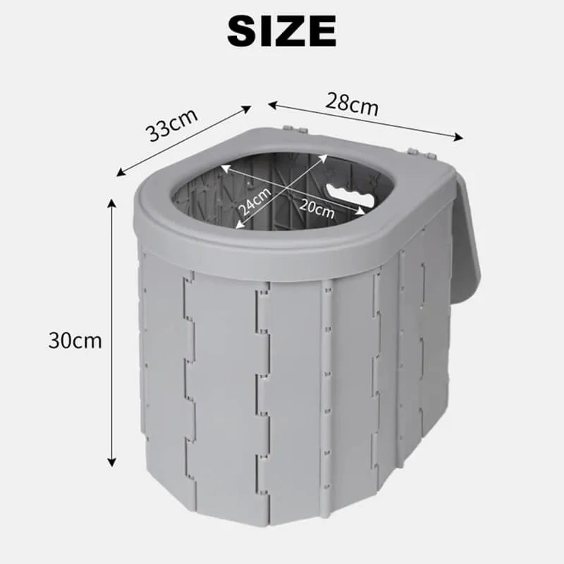 PORTABLE FOLDING TOILET