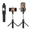 Capture your best angles effortlessly: 6 in 1 Wireless Bluetooth Selfie Stick!