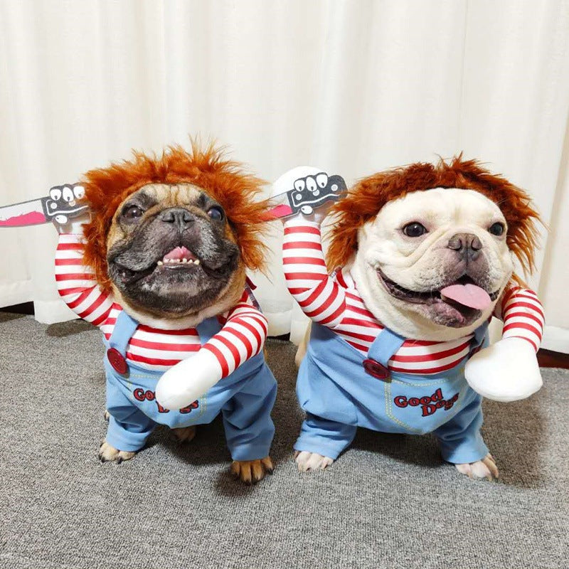 HALLOWEEN CHUCKY DOG COSTUME