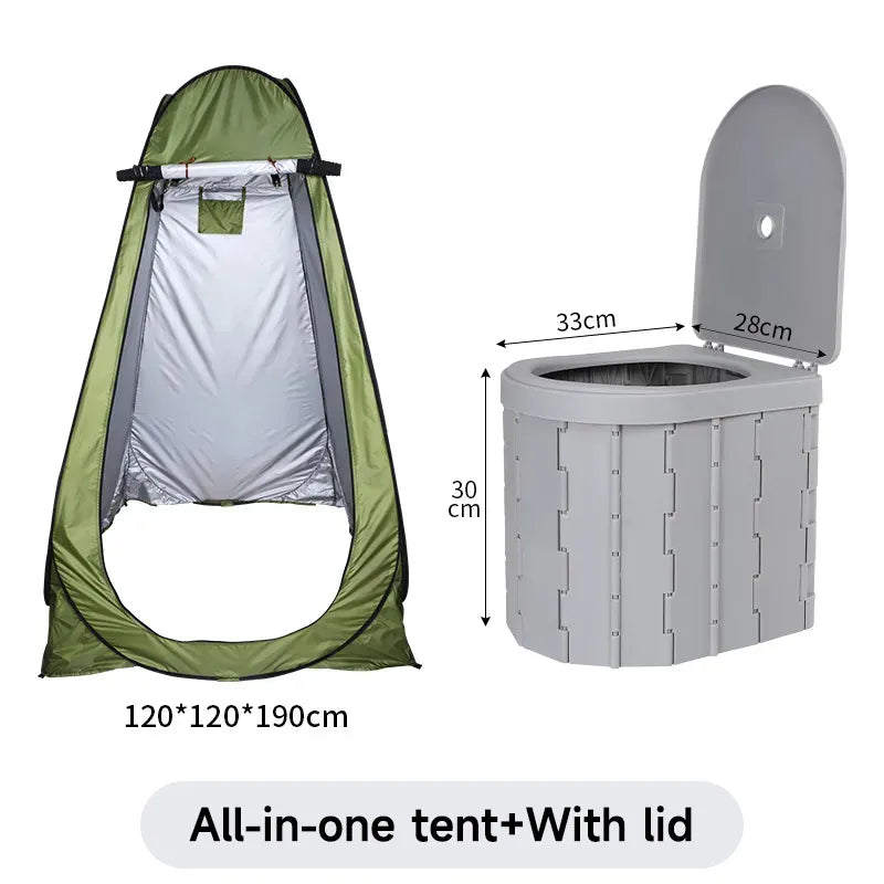 PORTABLE FOLDING TOILET