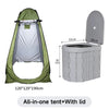 PORTABLE FOLDING TOILET