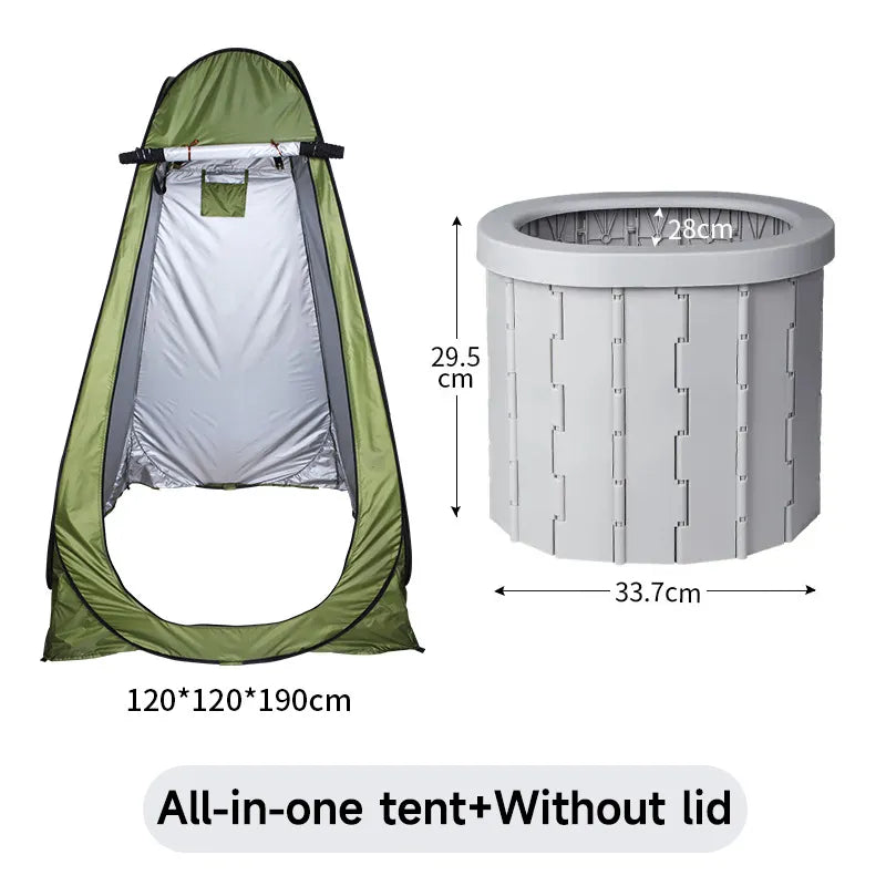 PORTABLE FOLDING TOILET