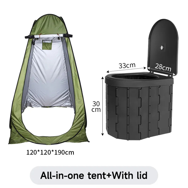 PORTABLE FOLDING TOILET