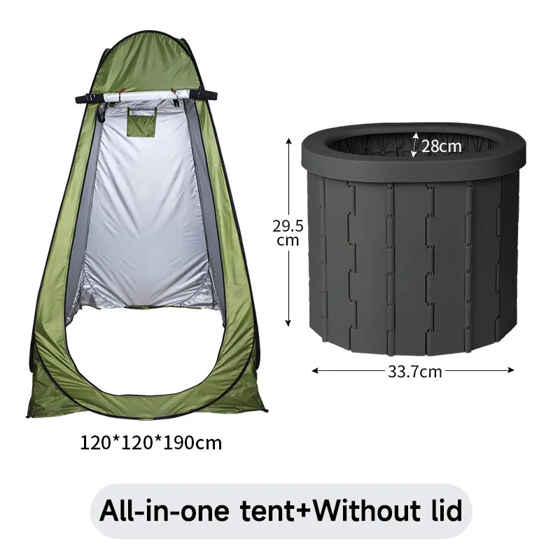 PORTABLE FOLDING TOILET