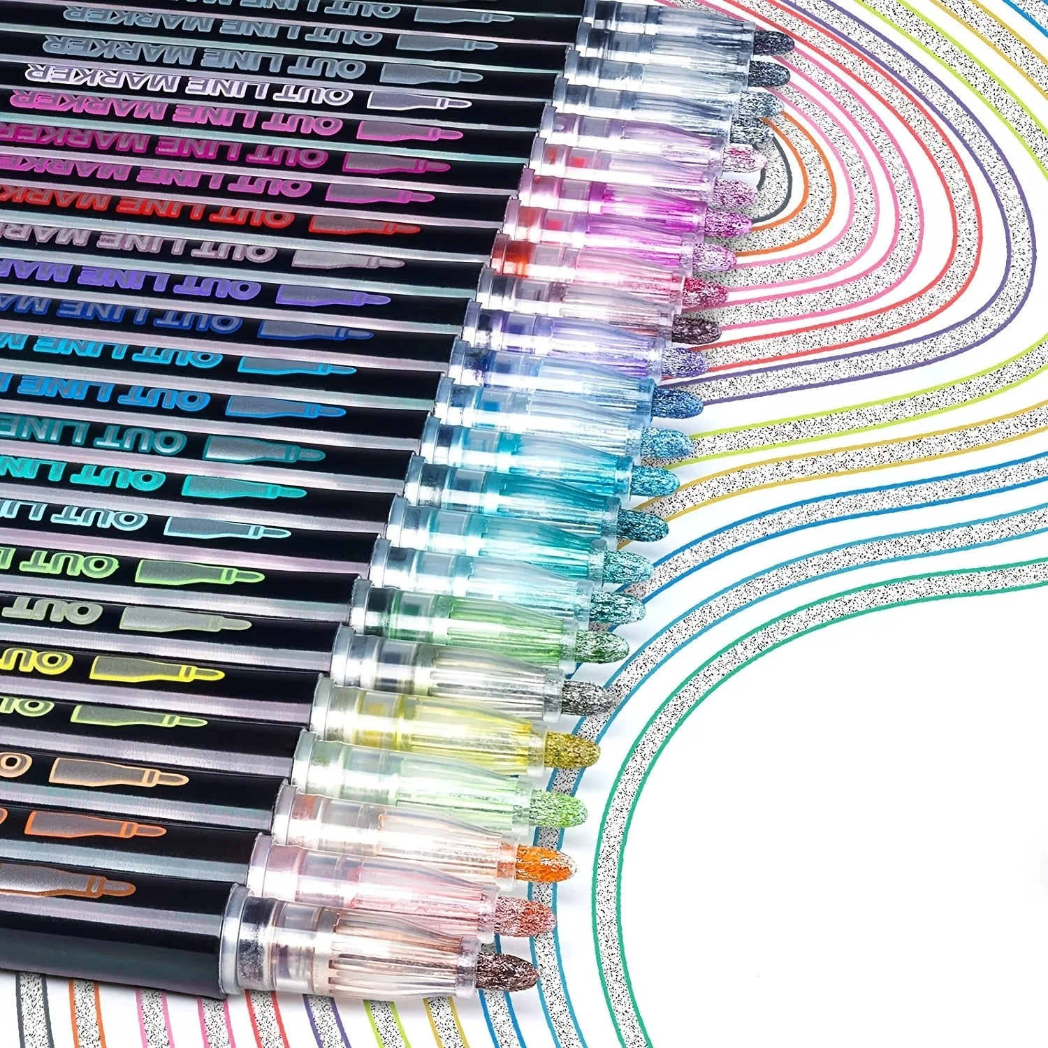 Elevate your Creativity: Shimmer Marker Set